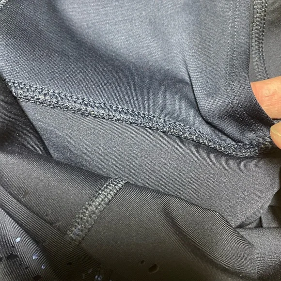 Z by Zobha Women’s Shine High Waisted Leggings Size L Athletic Navy Sparkle - Picture 7 of 14